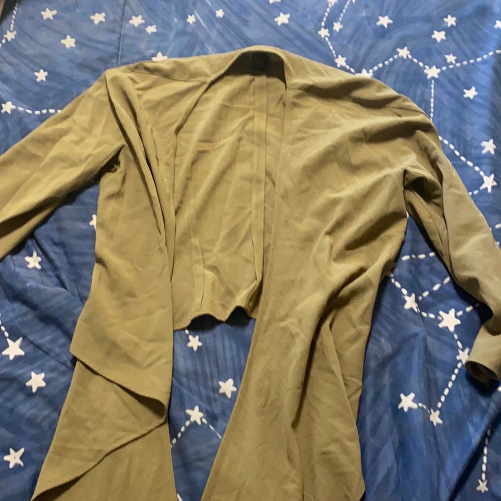 Brown wrap shirt